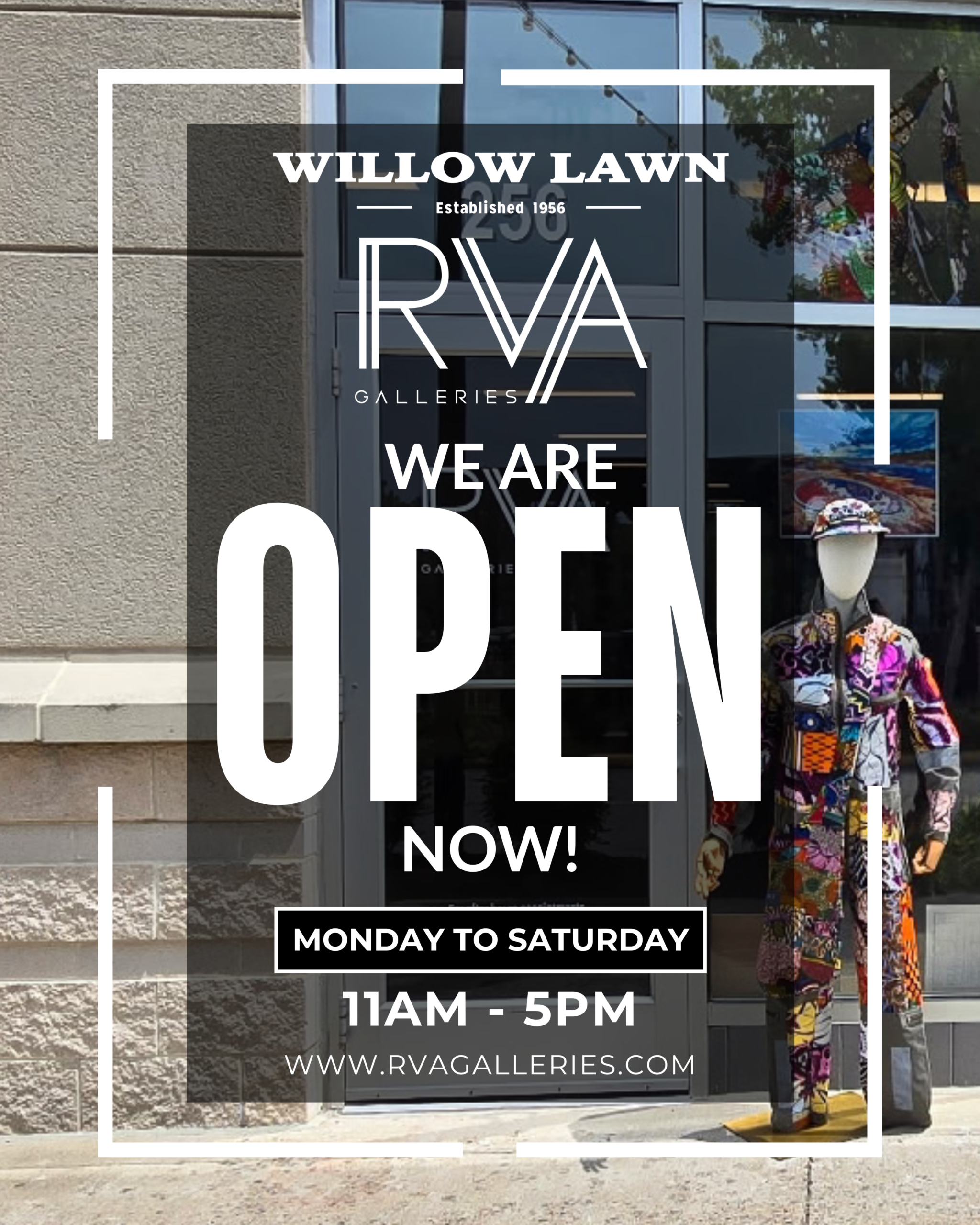 now open